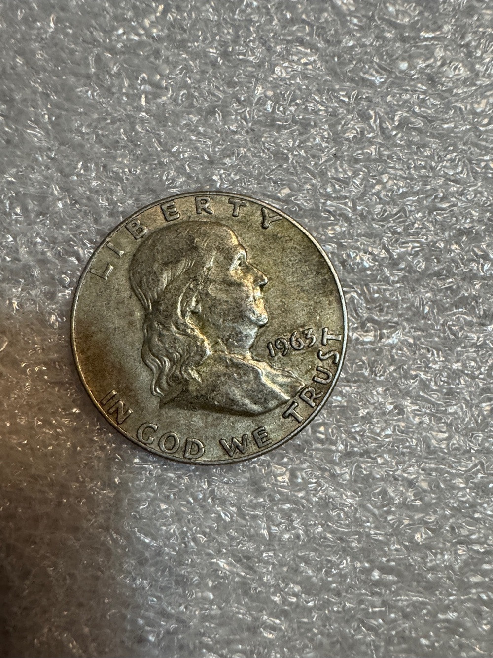 Silver Franklin 1963 Coin - Classic Collectible - Picture 4 of 4